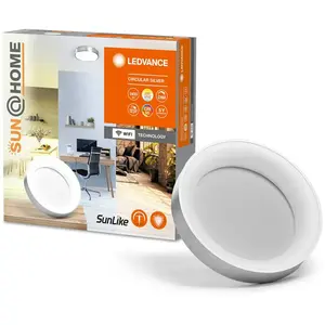 LEDVANCE SUN@HOME plafondlamp, 45-mm, zilver, 18.5W, 5-lm pas cher