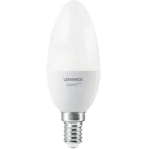 Osram LEDVANCE Smart+ LED, ZigBee Lampe mit E14 Sockel, warmweiß bis tageslicht (2000K - 6500K), dimmbar, Direkt kompatibel mit Echo Plus und Echo Show (2. Gen.), Kompatibel mit Philips Hue Bridge pas cher