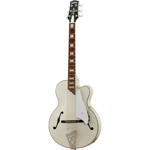 VOX Giulietta VGA-5TPS Pearl White semi-akoestische gitaar met gigbag pas cher