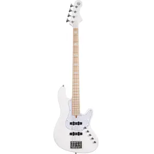 Cort Elrick NJS4 White MN elektrische basgitaar met gigbag pas cher
