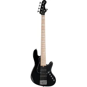 Cort Elrick NJS5 Black MN 5-snarige elektrische basgitaar met gigbag pas cher