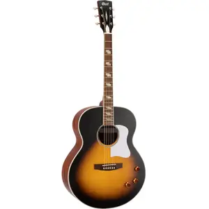 Cort CJ-Retro Vintage Sunburst Matte elektrisch-akoestische westerngitaar pas cher