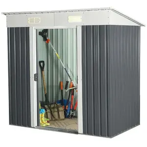 Abri de jardin HOME DELUXE 'BOHIO M' >Taille: M - Couleur: Anthracite pas cher
