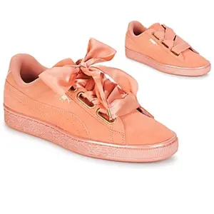 Baskets basses Puma WN SUEDE HEART SATIN.DUSTY solde femme pas cher