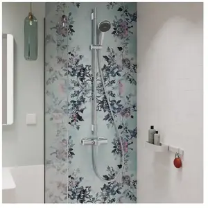 hansgrohe Activera S - Doucheset - EcoSmart waterbesparend - Select-knop bediening - 95mm maat - 2 straalfuncties - met glijstang Varia 105 cm - Chroom
