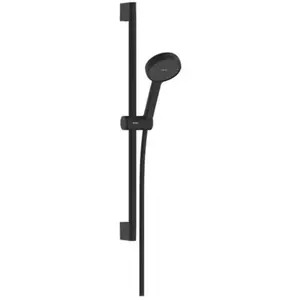 hansgrohe Activera S - Doucheset - EcoSmart waterbesparend - 95mm - 1 straalfunctie - 60 cm- Mat Zwart