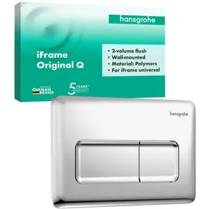 Hansgrohe iFrame Original Q - Bedieningsplaat, chroom 66001000