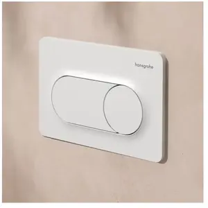 Hansgrohe iFrame Original S - Bedieningsplaat, mat wit 66002700 pas cher