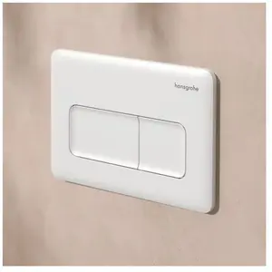 Hansgrohe iFrame Original Q - Bedieningsplaat, mat wit 66001700 pas cher