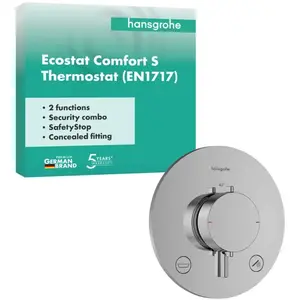 hansgrohe, Robinetterie de salle de bains, Thermostat de douche et bai...