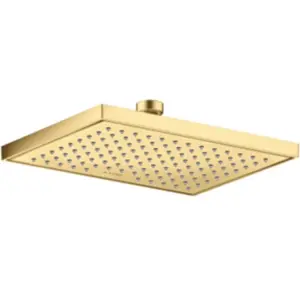 Axor, Pommeau de douche, ShowerSolutions pomme de douche 245/185, 1 type de jet, économie deau+, 35387 (1 Type de jet, 5.20 l/min) pas cher
