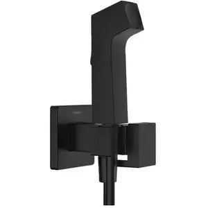 hansgrohe Bidette handdouche 1jet E EcoSmart voor warm water, met douchehouder en doucheslang, 29233670
