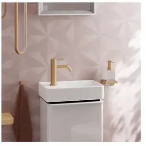 hansgrohe, Lavabo, Xelu Q lave-mains, 360x250, 1 trou de robinetterie, sans trop-plein, SmartClean, blanc, 61 (250 mm, 360 mm)