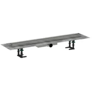 Hansgrohe Douchegoot 80 cm voor tegelvloer, met roosterVendu pargalaxus