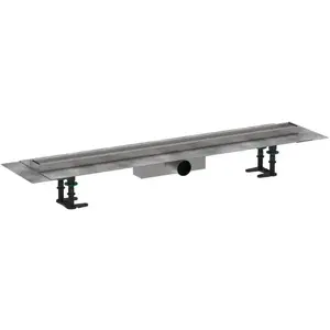 Hansgrohe RainDrain Compact - Douchegoot 90 cm voor tegelvloer, met ro...