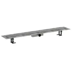 hansgrohe, Rigole de douche, HG Caniveau de douche RainDrain Compact kit complet 1200mm (1200 mm)Vendu parbol