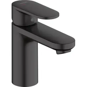 Mitigeur lavabo Vernis Blend 100 CoolStart noir mat HANSGROHE 71589670 pas cher