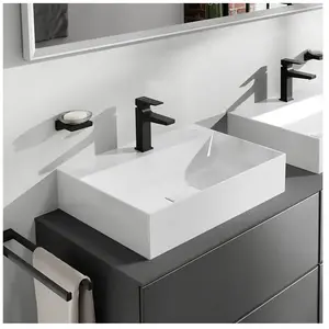 hansgrohe, Lavabo, Xelovos E lavabo, sans trop-plein, 600x480mm, SmartClean, poli, avec garniture découlemen (480 mm, 600 mm) pas cher