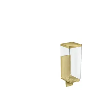 hansgrohe, Distributeur de savon + porte-savon, AXOR Universal Rectangular distributeur de savon, quantité de remplissage 600ml, 42610