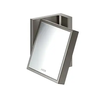 hansgrohe, Miroir cosmétique, AXOR Universal Rectangular Miroir de rasage, grossissement 1,7x, inclinable, cadre métal pas cher
