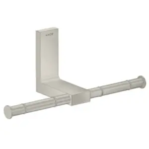 hansgrohe, Dérouleur de papier toilette, AXOR Universal Rectangular support papier toilette, métal, double, 42657 pas cher