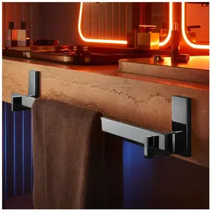 hansgrohe, Porte-serviettes + crochets pour serviettes, AXOR Universal Rectangular porte-serviettes de bain, longueur 600mm, métal, 42661