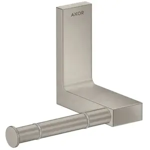 hansgrohe, Dérouleur de papier toilette, AXOR Universal Rectangular support papier toilette, métal, simple, 42656 pas cher