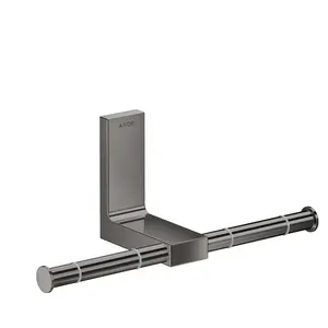 hansgrohe, Dérouleur de papier toilette, AXOR Universal Rectangular support papier toilette, métal, double, 42657