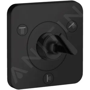 Axor, Robinetterie de salle de bains, Set de finition CITTERIO E inverseur Trio / Quat noir mat pas cher