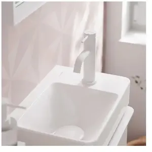 hansgrohe, Robinetterie de salle de bains, Tecturis S Robinet sur pied 80 avec manette pour eau froide ou prémélangée, saillie 108 pas cher