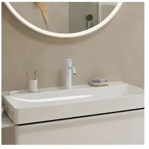 hansgrohe Tecturis S ééngreeps wastafelkraan 110 zonder waste mat wit pas cher