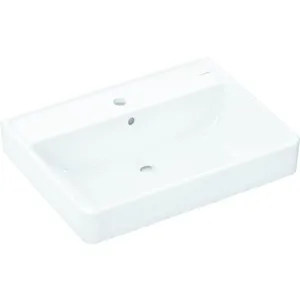 Hansgrohe Xanuia Q - Wastafel 65x48 cm, met overloop, kraangat, SmartClean, wit 61011450 pas cher