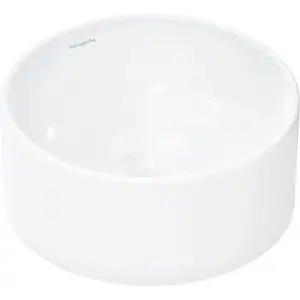 hansgrohe, Lavabo, Xuniva S lavabo à poser, sans trop-plein, sans trou pour robinet, 300x300mm, blanc (300 mm, 300 mm)