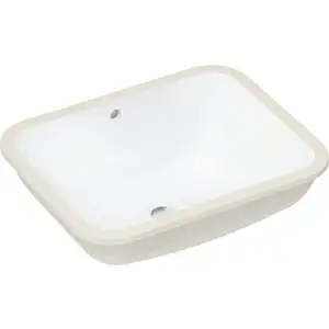 hansgrohe, Lavabo, Xuniva Q lavabo à encastrer, avec trop-plein, sans trou pour robinet, 500x400mm, blanc (400 mm, 500 mm)