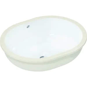 hansgrohe, Lavabo, Xuniva U lavabo à encastrer, avec trop-plein, sans trou pour robinet, 500x400mm, blanc (400 mm, 500 mm)
