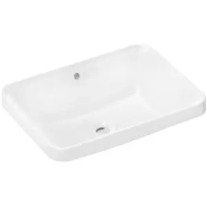 hansgrohe, Lavabo, Xuniva Q lavabo encastré, SmartClean, avec trop-plein, sans trou pour robinet, 550x400mm (400 mm, 550 mm)
