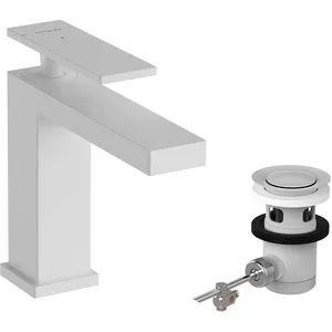 hansgrohe, Robinetterie de salle de bains, Tecturis E Mitigeur monocommandé pour lavabo 110, saillie 144mm, avec garniture de vidage pas cher