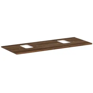 hansgrohe, Console de lavabo, Xelu Q Console avec 2 découpes, 1360x550, pour vasque à poser, avec trou pour robinet, 5