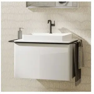 hansgrohe, Meuble sous-lavabo, Xelu Q meuble sous-lavabo, 780x550, 1 tiroir, pour consoles avec vasque à poser, poli, 54