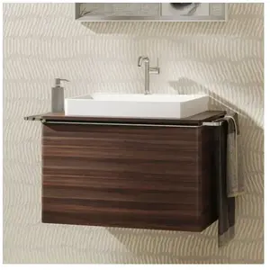 hansgrohe, Meuble sous-lavabo, Xelu Q meuble sous-lavabo, 780x550, 1 tiroir, pour consoles avec vasque à poser, poli, 54 pas cher