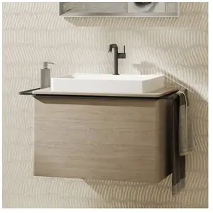 hansgrohe, Meuble sous-lavabo, Xelu Q meuble sous-lavabo, 780x550, 1 tiroir, pour consoles avec vasque à poser, poli, 54 (50.60 x 83 x 57.10 cm) pas cher