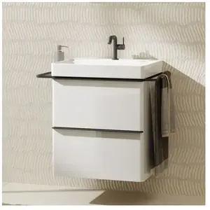 hansgrohe, Meuble sous-lavabo, Xelu Q Meuble sous-lavabo, 580x475, 2 tiroirs, pour lavabo, 5402 (63.50 x 63 x 49.60 cm)