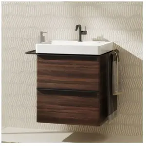 hansgrohe, Meuble sous-lavabo, Xelu Q Meuble sous-lavabo, 580x475, 2 tiroirs, pour lavabo, 5402 (63.50 x 63 x 49.60 cm)