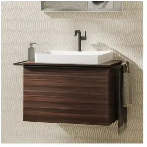 hansgrohe, Meuble sous-lavabo, Xelu Q meuble sous-lavabo, 780x550, 1 tiroir, pour consoles avec vasque à poser, poli, 54 pas cher