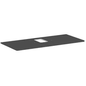 hansgrohe, Console de lavabo, Xelu Q Console avec découpe au centre, 1180x550, pour vasque à poser, avec trou pour rob pas cher