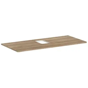hansgrohe, Console de lavabo, Xelu Q Console avec découpe au centre, 1180x550, pour vasque à poser, avec trou pour rob pas cher