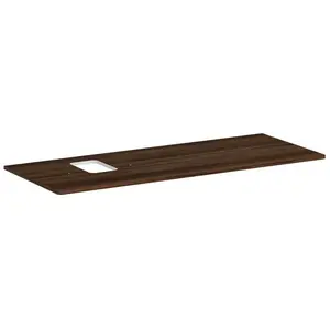 hansgrohe, Console de lavabo, Xelu Q Console avec découpe à gauche, 1360x550, pour vasque à poser, avec trou pour rob