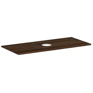 hansgrohe, Console de lavabo, Xelu Q Console avec découpe au centre, 1180x550, pour vasque à poser, sans trou pour rob