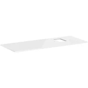 hansgrohe, Console de lavabo, Xelu Q Console avec découpe à droite, 1360x550, pour vasque à poser, avec trou pour rob pas cher