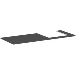 hansgrohe, Console de lavabo, Xelu Q Console avec découpe à droite, 1360x550, pour vasque à poser, polie, 54098 pas cher